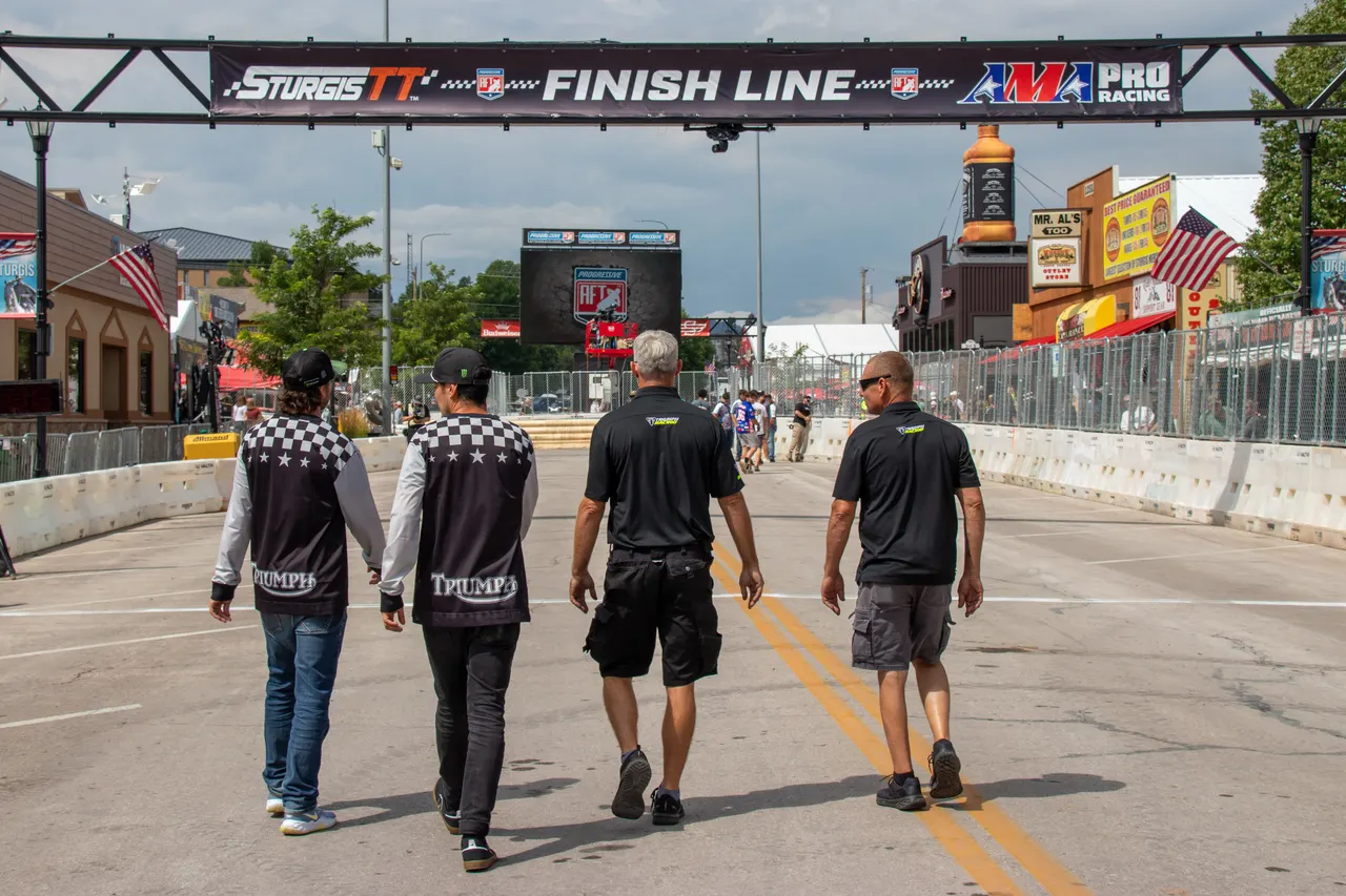 Sturgis TT Finish Line
