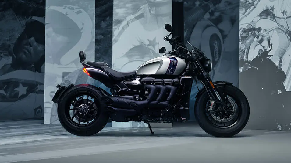Triumph Rocket 3 GT Evel Knievel Edition right hand side