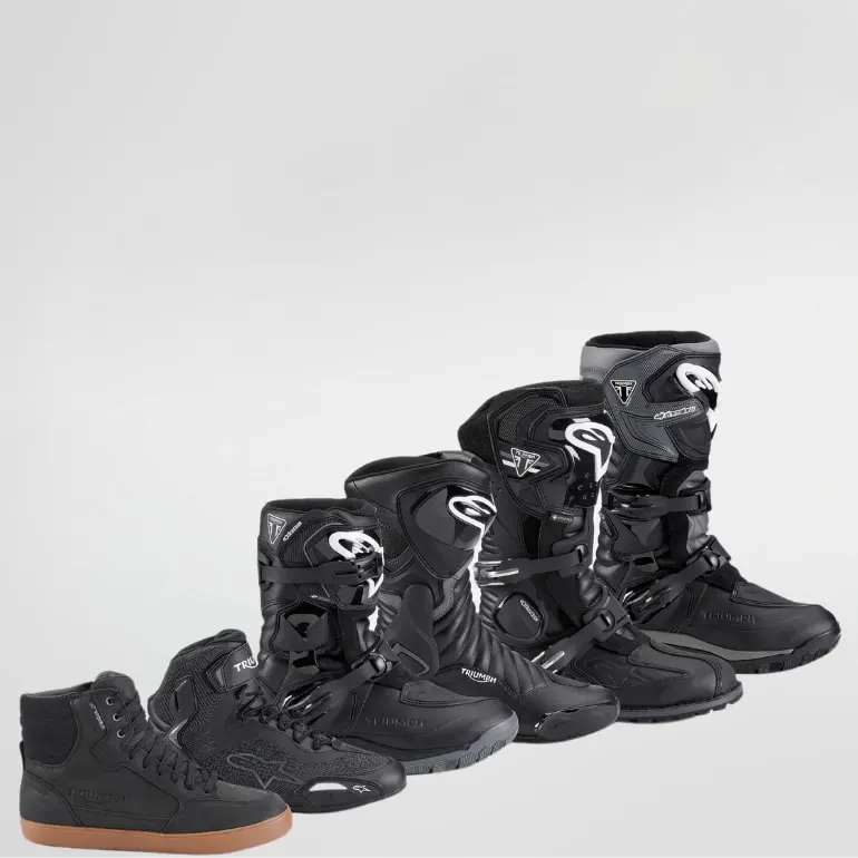 Triumph a legacy of collaborations Alpinestar