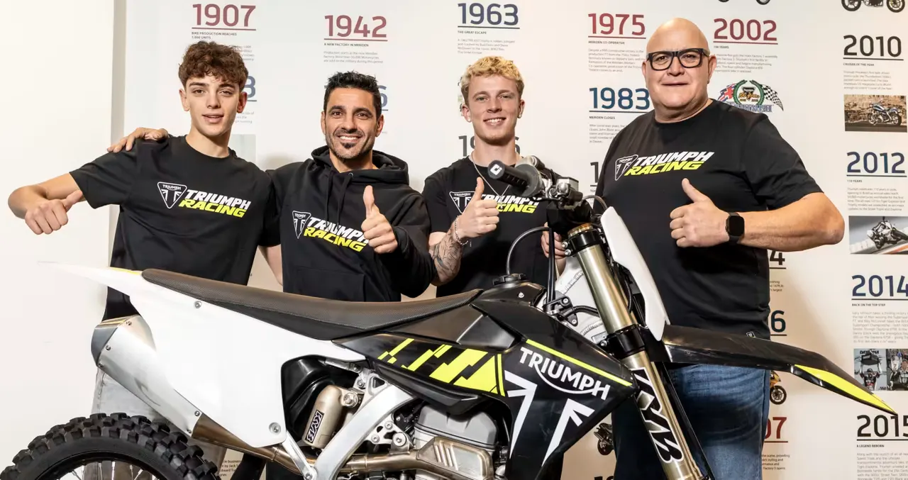 Samuel Nilsson y Carlos Prat correrán con Triumph el Campeonato de España de Motocross