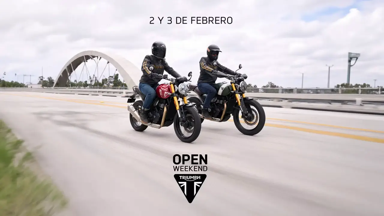 ¡LLEGA EL TRIUMPH OPEN WEEKEND!