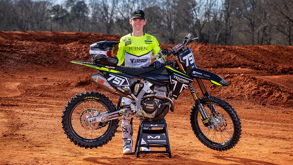 Triumph Evan Ferry rider