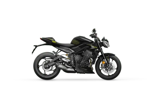 MY25 Street Triple 765 RS in Phantom Black colour CGI