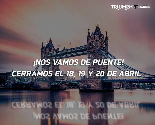 ¡NOS VAMOS DE PUENTE!
