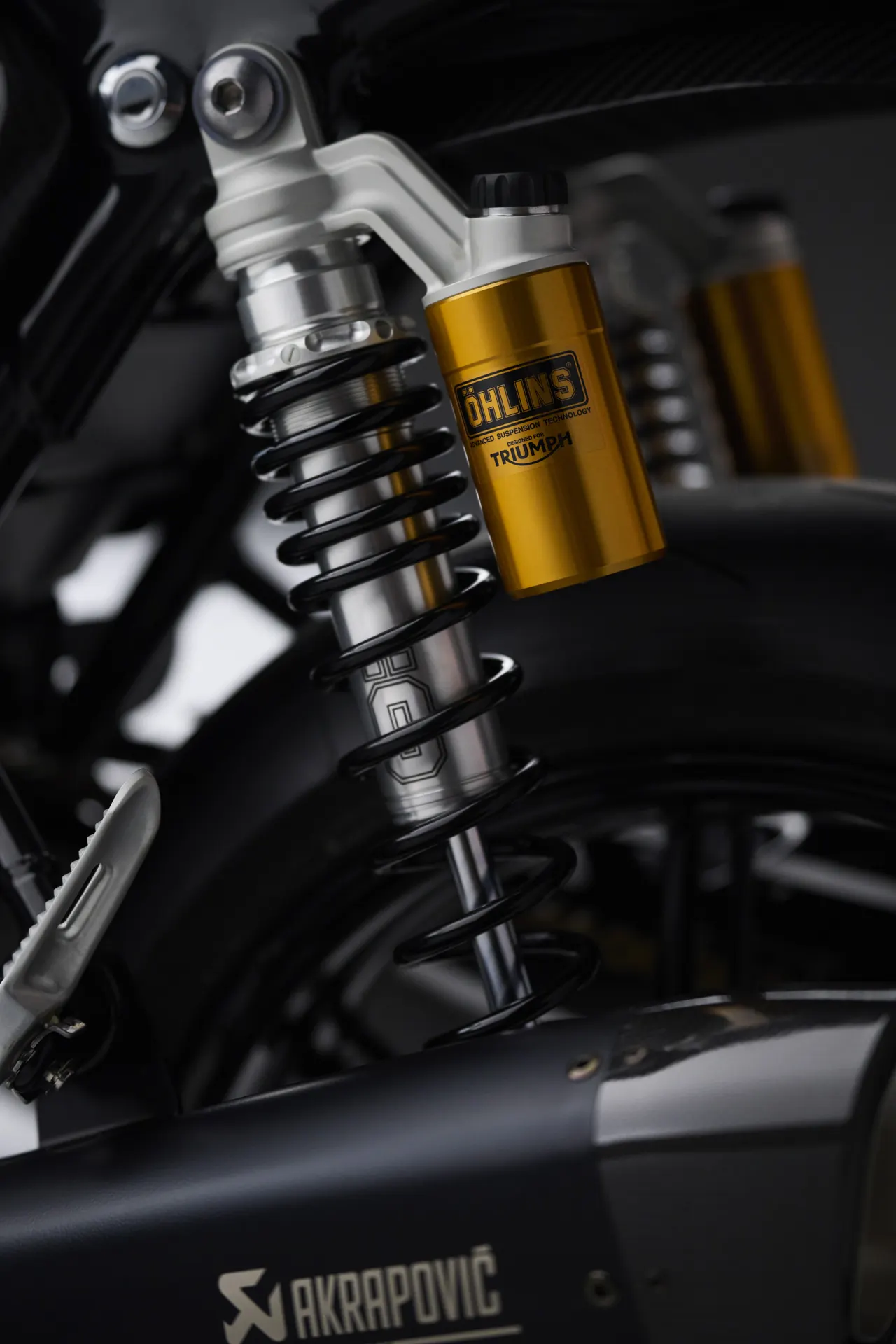 Amortiguador trasero Öhlins de la Speed Twin 1200 TFC