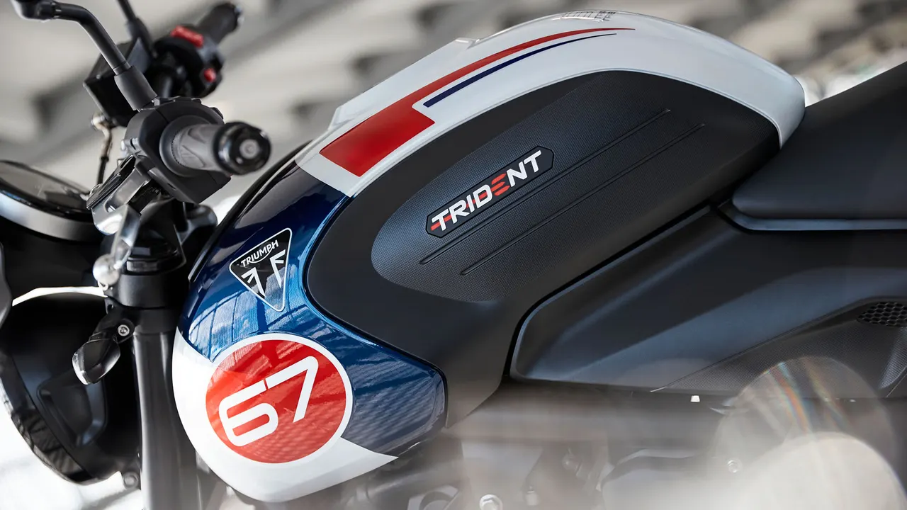 Triumph Trident 660 Triple Tribute Edition Tank Design