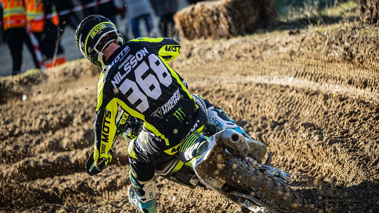 Guillem Farres Impresses on Triumph Debut with Second Overall at Spanish Motocross Championship