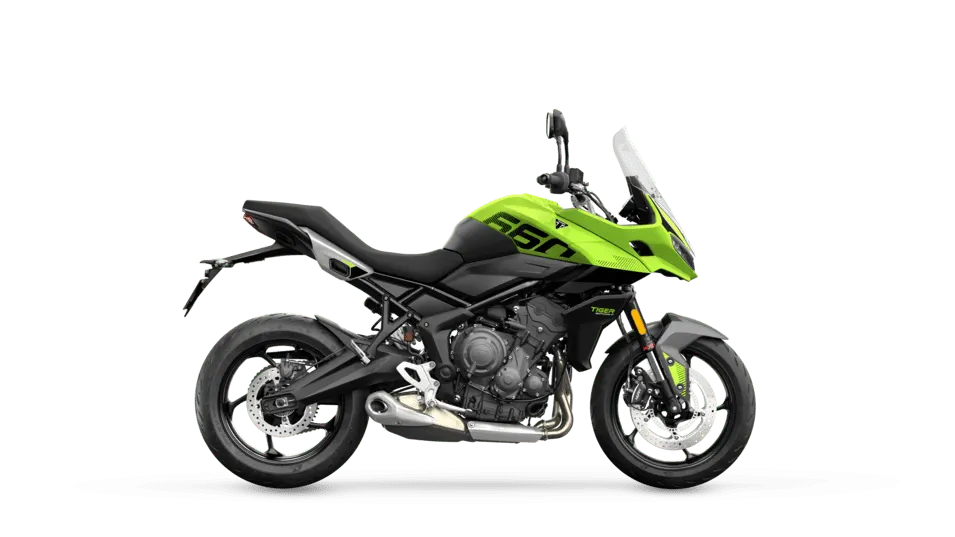 Triumph Tiger Sport 660 in Roulette Green right hand side
