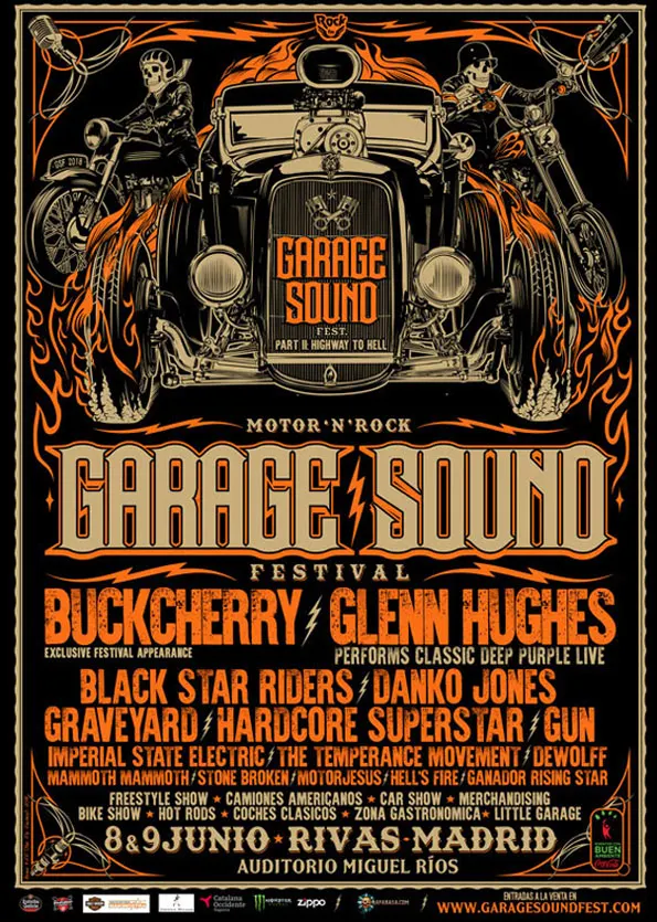 Triumph madrid en el Garage Sound Fest